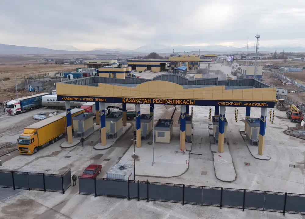 В ТУРКЕСТАНСКОЙ ОБЛАСТИ ПОСЛЕ МОДЕРНИЗАЦИИ ЗАПУЩЕН ТАМОЖЕННЫЙ ПОСТ «ҚАЗЫҒҰРТ» (7)
