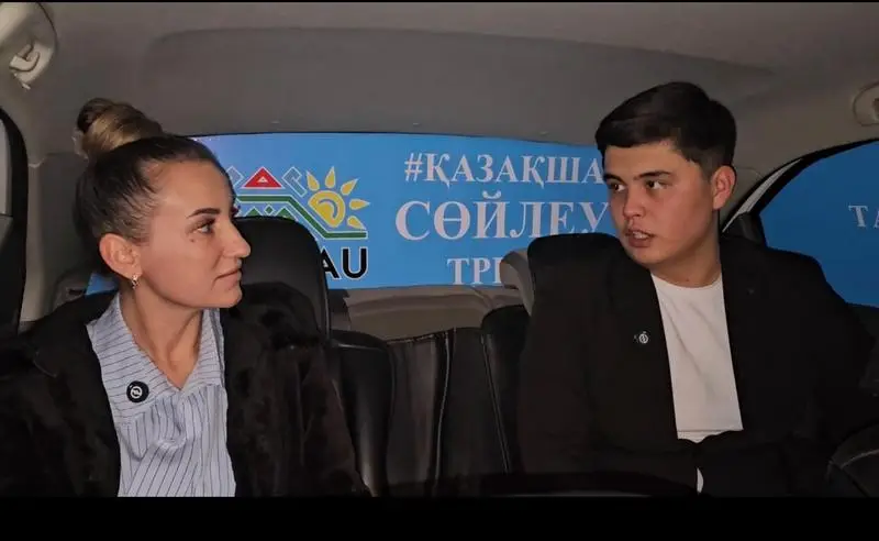 Изучаем казахский: необычное такси ездит по Темиртау (5)