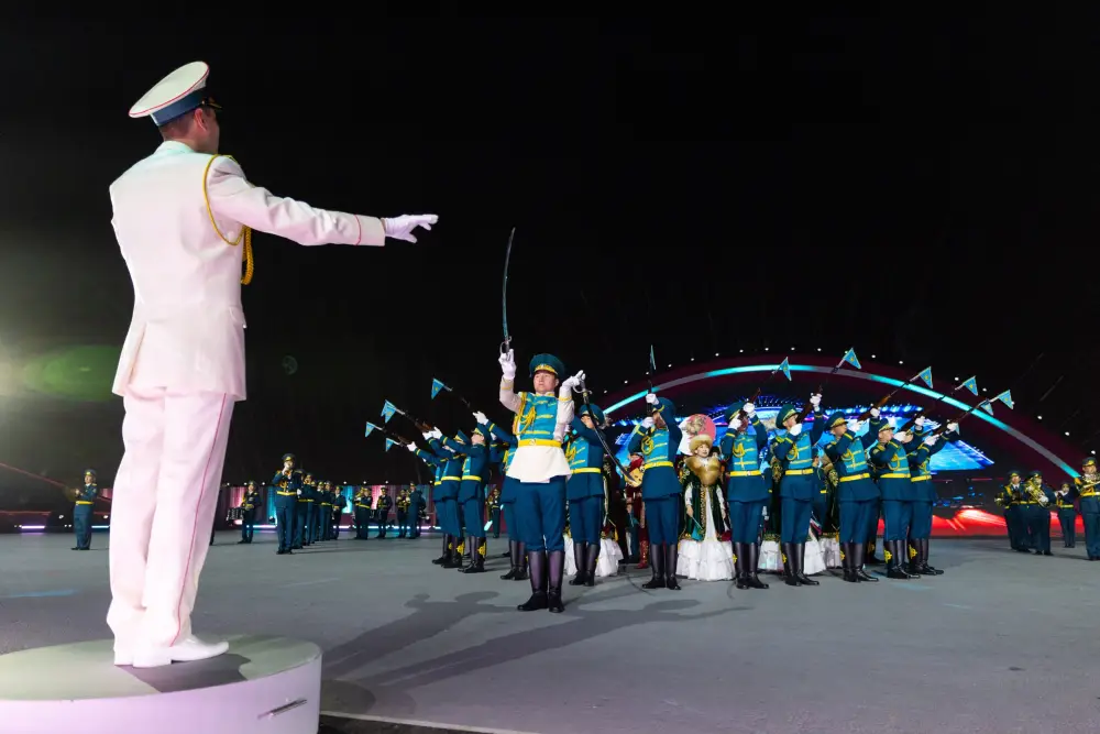 Военные музыканты Вооруженных сил Казахстана успешно выступили на І Международном фестивале военной музыки в Дохе (10)