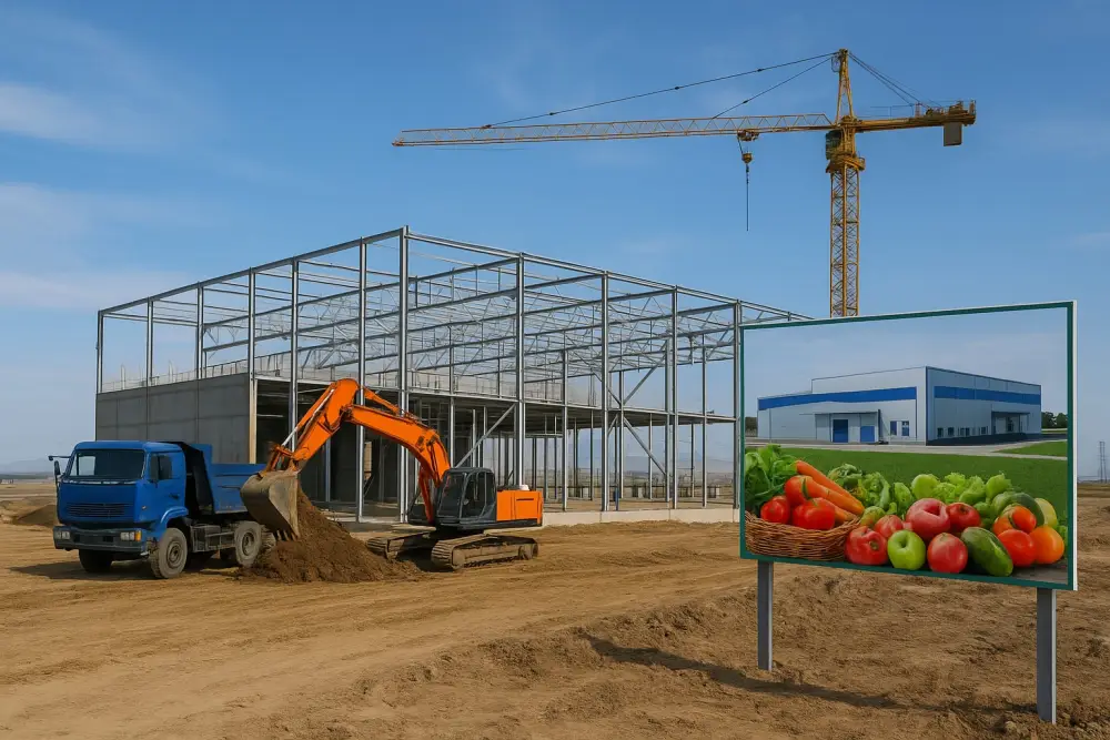 Завод по глубокой переработке 70 тыс тонн овощей и фруктов строят в Алматинской области (2)