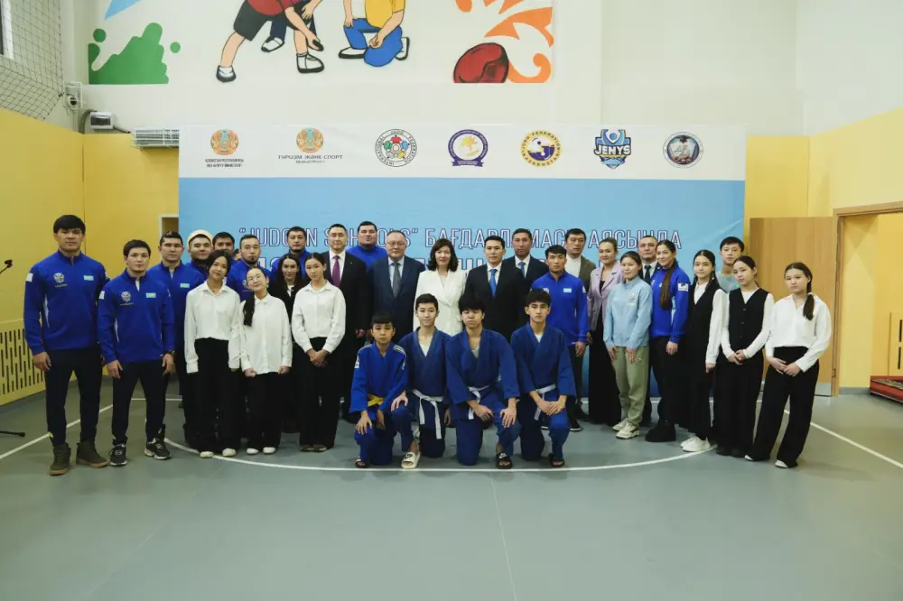 В Келешек мектебі открыт первый специализированный зал дзюдо (3)