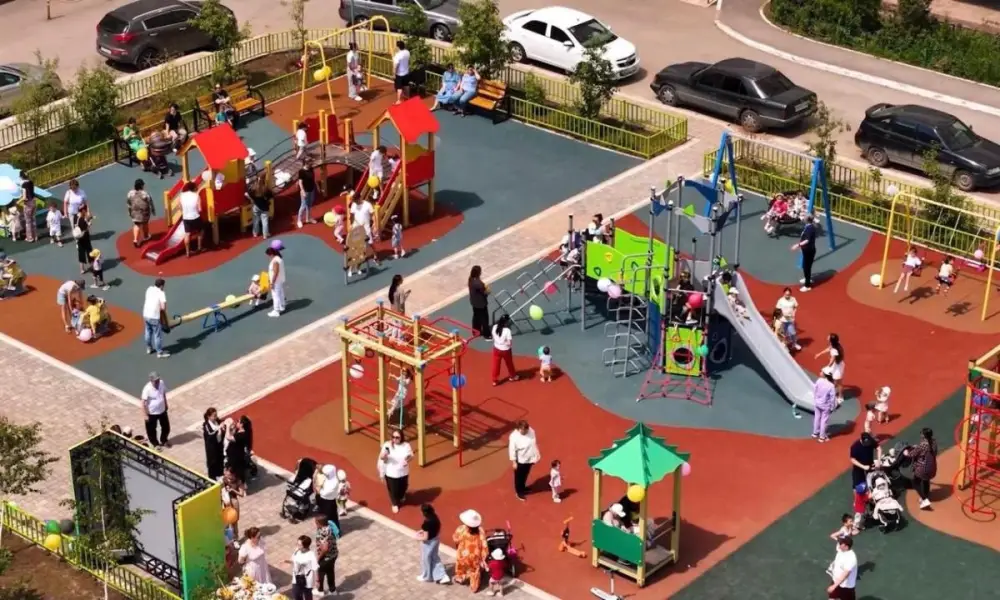 170 дворов и общественных пространств благоустроили в Астане (6)