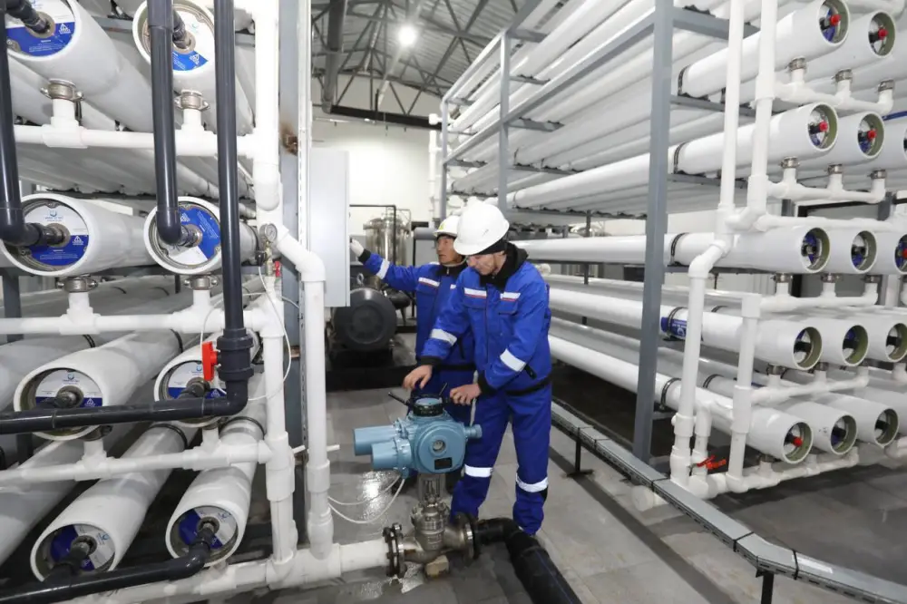 В селе Курык запущен новый опреснительный завод (10)