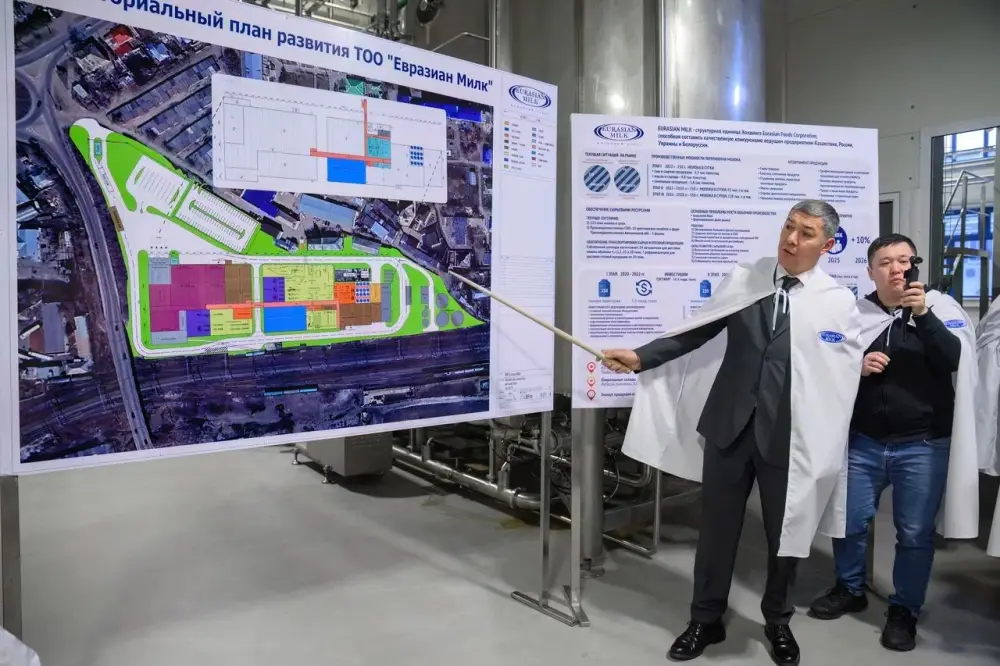 Производство сгущенного молока мощностью 12 тыс. тонн в год запустили в СКО (5)