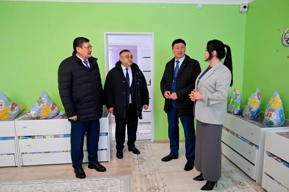 В селе Кайнар обновлены котельные и впервые за 30 лет построен детский сад (8)