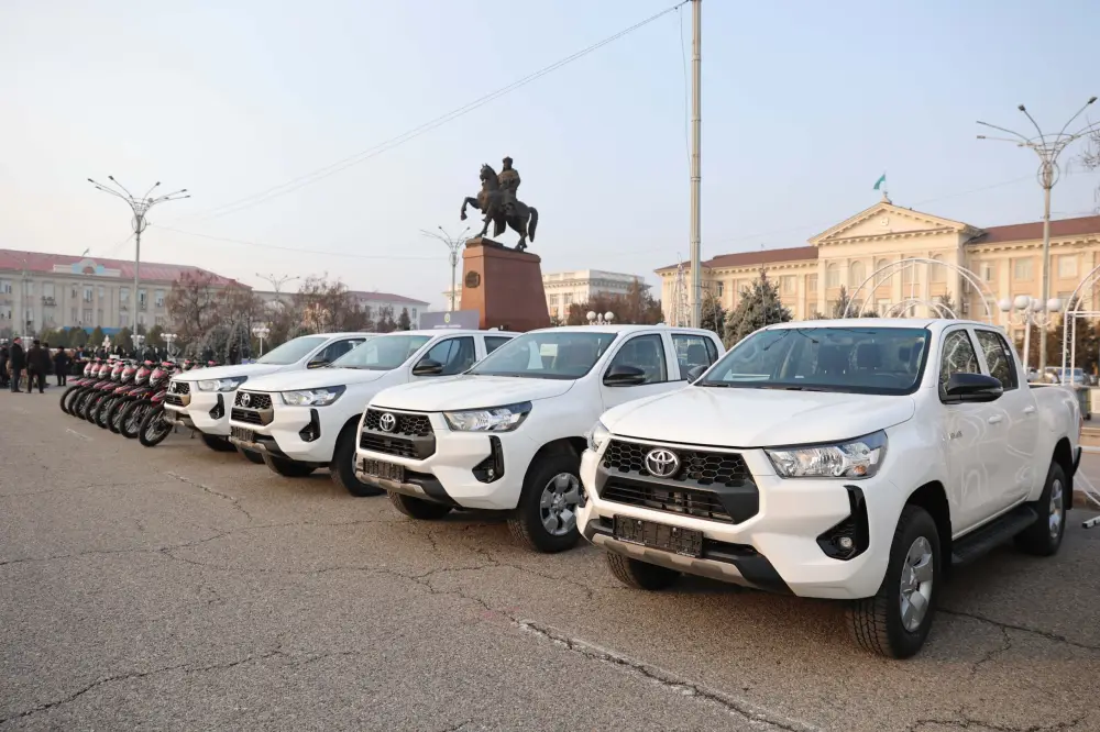 В Жамбылской области автопарки ветеринарной службы и лесного хозяйства пополнились новой техникой (5)