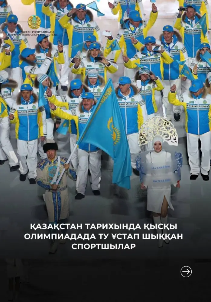 Казахские спортсмены – знаменосцы на зимних Олимпийских играх (9)