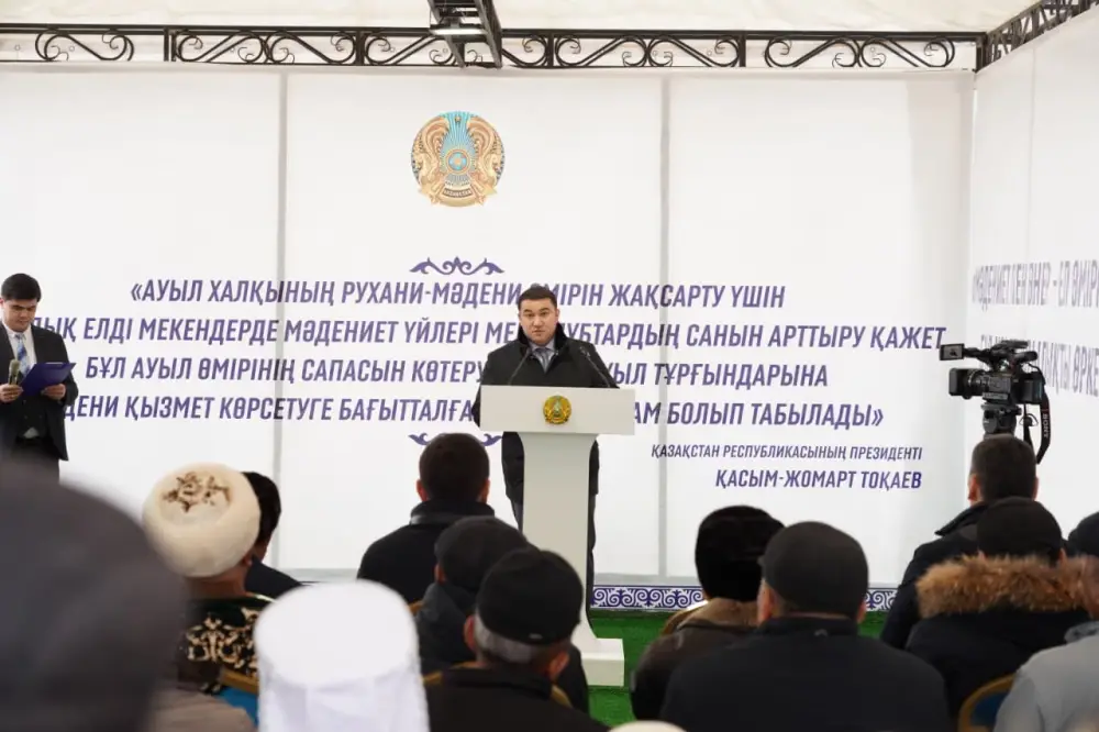 ТУРКЕСТАН: В ТЮЛЬКУБАСЕ ОТКРЫЛСЯ НОВЫЙ ДОМ КУЛЬТУРЫ (2)