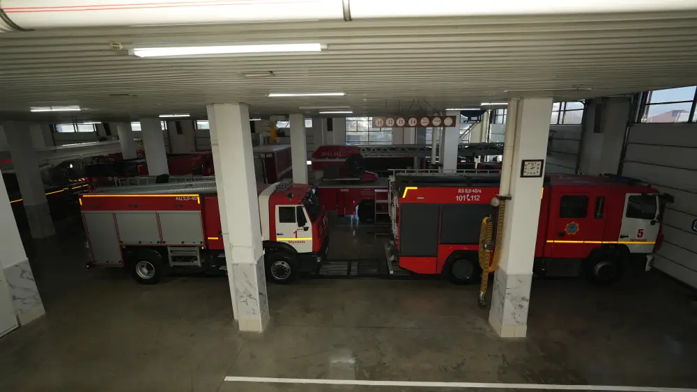 Глава МЧС ознакомился с модернизацией пожарной части в Шымкенте (5)