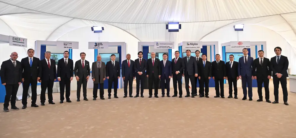 Глава государства посетил малую индустриальную зону «Тараз» (5)