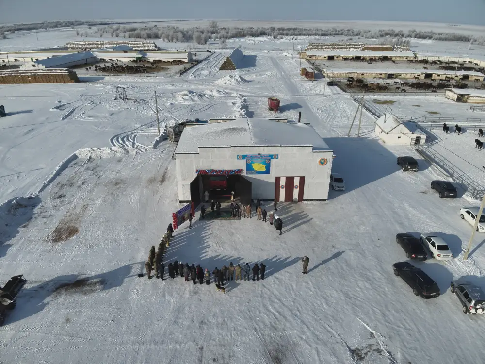 В регионах Казахстана продолжается развитие сети добровольных пунктов пожаротушения (7)