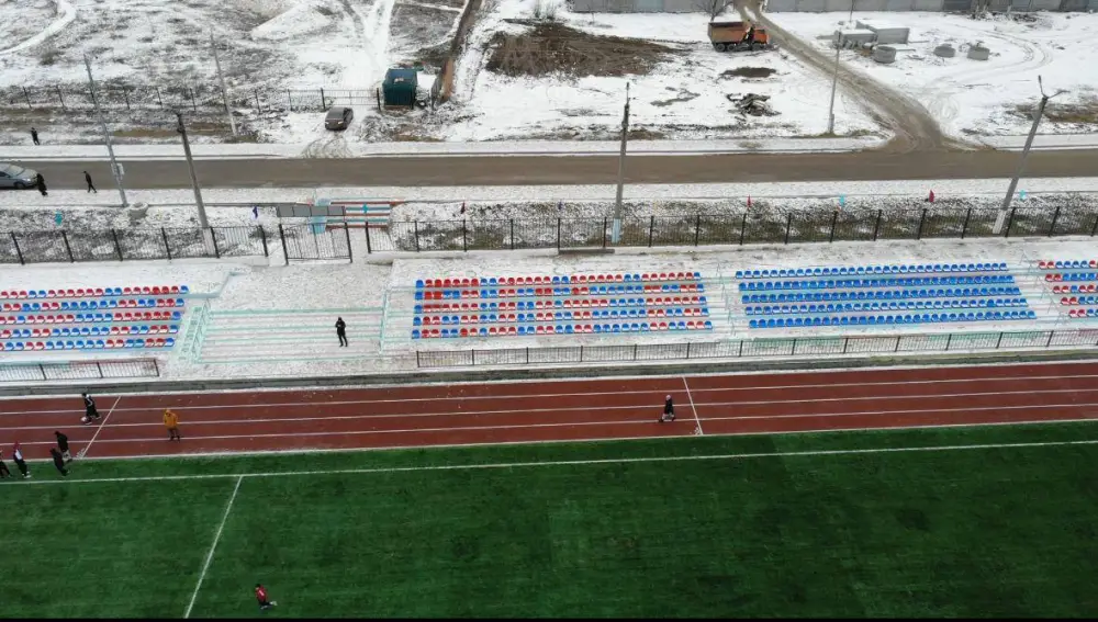 В Алге полностью обновили и ввели в эксплуатацию центральный стадион (2)