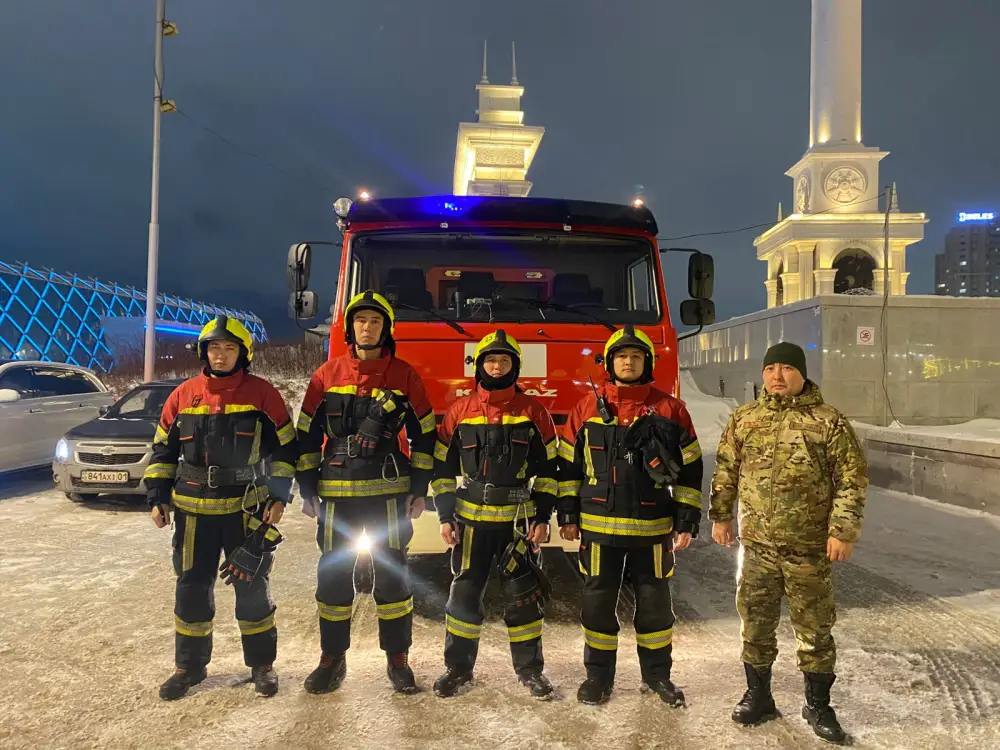 МЧС обеспечило пожарную безопасность при зажжении новогодних елок в столице (2)