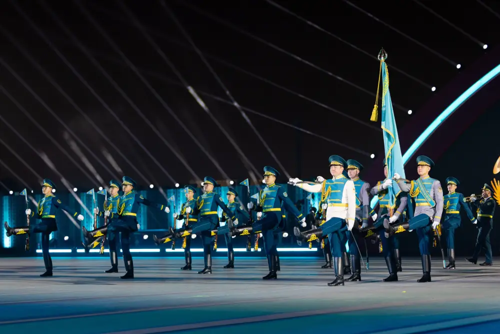 Военные музыканты Вооруженных сил Казахстана успешно выступили на І Международном фестивале военной музыки в Дохе (2)