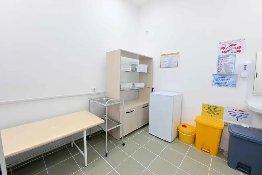 Аким области ознакомился с работой медицинского пункта в селе Малтүгел (10)