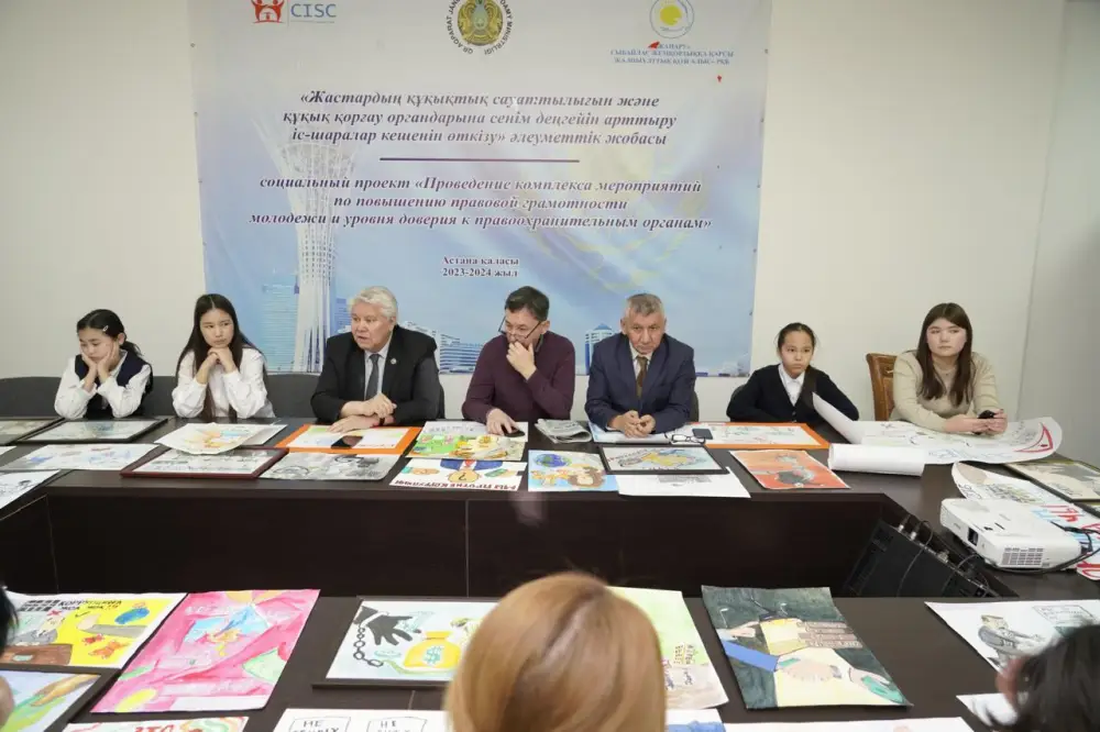 «Закон и порядок»: итоги конкурса на лучшую антикоррупционную карикатуру среди школьников подвели в Астане (2)