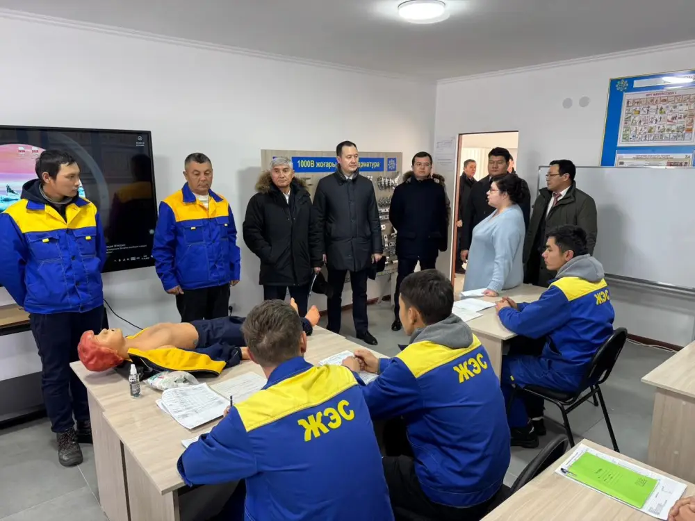 В Жамбылской области ведётся строительство пяти газотурбинных установок (6)