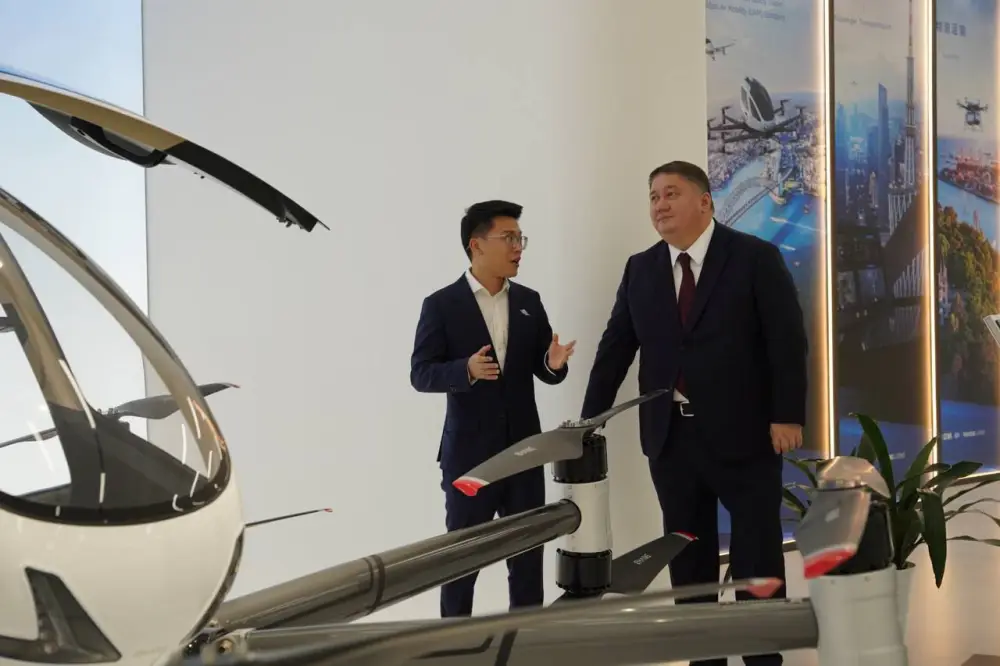 Казахстан изучает опыт EHang в сфере городской воздушной мобильности и беспилотной авиации (4)