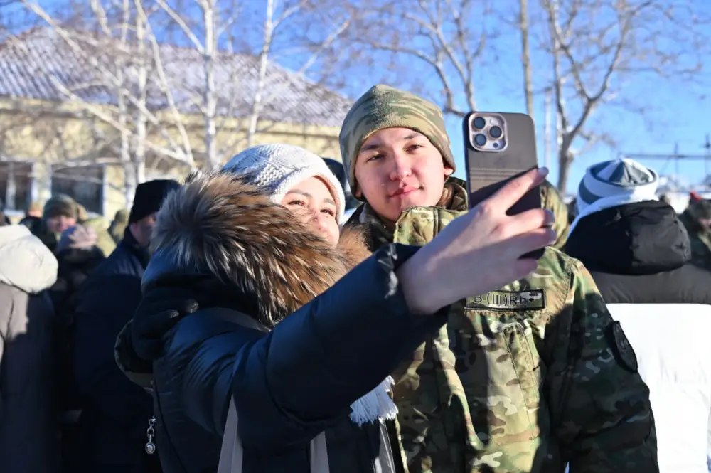 Воинскую часть Карагандинского гарнизона посетили родители солдат (7)