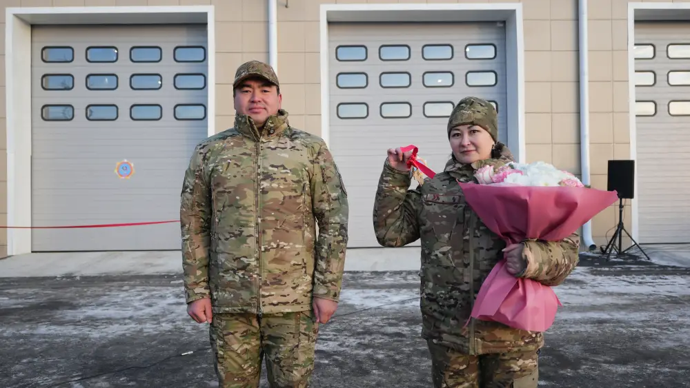 Глава МЧС открыл новую пожарную часть в Северо-Казахстанской области (3)