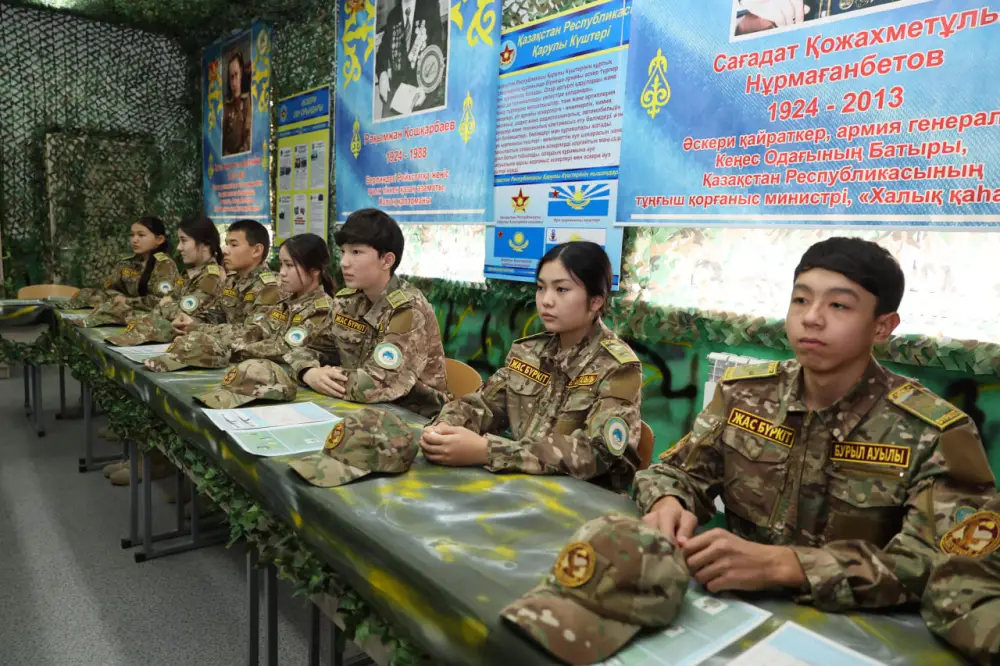 «Жас бүркіт»: как военно-патриотический клуб Национальной гвардии меняет школьную среду (4)