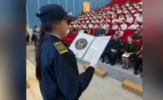 Полицейский класс “Жас сақшы” торжественно принял присягу в Жамбылской области