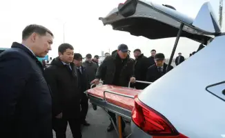 В Мангистауской области медицинские учреждения получили 18 новых санитарных автомобилей