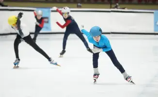 лучшие участники Astana Open по шорт-треку в Астане