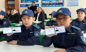 Класс «Жас сақшы» открыт в Каркаралинском районе