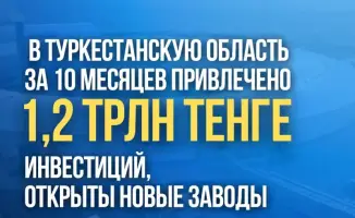 Инвестиции в Туркестанскую область: создание рабочих мест и развитие ключевых отраслей