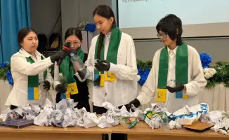 Эко-вечеринка для старшеклассников в Астане