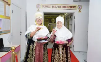 Новый детский сад и школьный автобус в пострадавшем от паводка селе Жагабулак