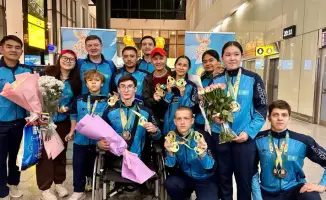 Спортсмены Казахстана возвращаются с триумфом с V Азиатских пара игр, завоевав 68 медалей