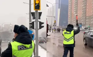 Астана под защитой: полиция как щит в бурю непогоды