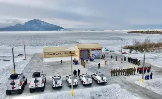 В Бурабайском районе открыта водно-спасательная станция на озере Большое Чебачье