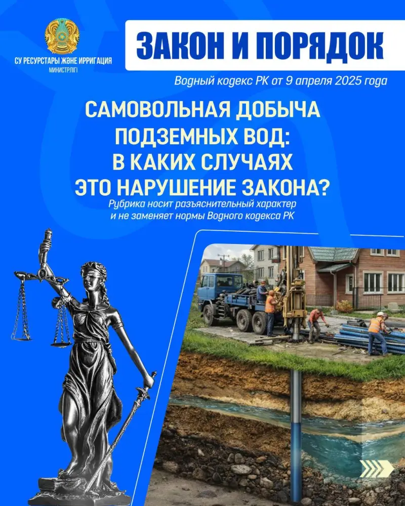 ЗАКОН И ПОРЯДОК: самовольная добыча подземных вод: в каких случаях это нарушение закона? (9)