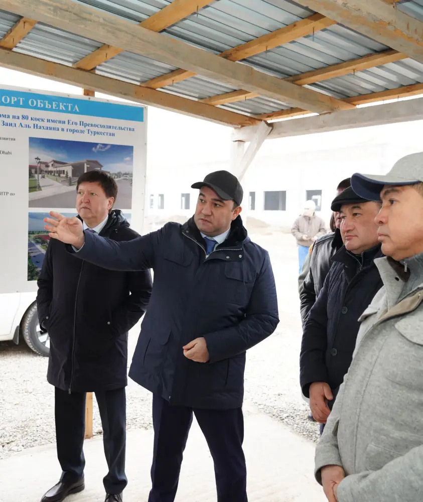 В ТУРКЕСТАНЕ СТРОЯТ СОВРЕМЕННЫЙ ЦЕНТР МАТЕРИ И РЕБЕНКА (2)