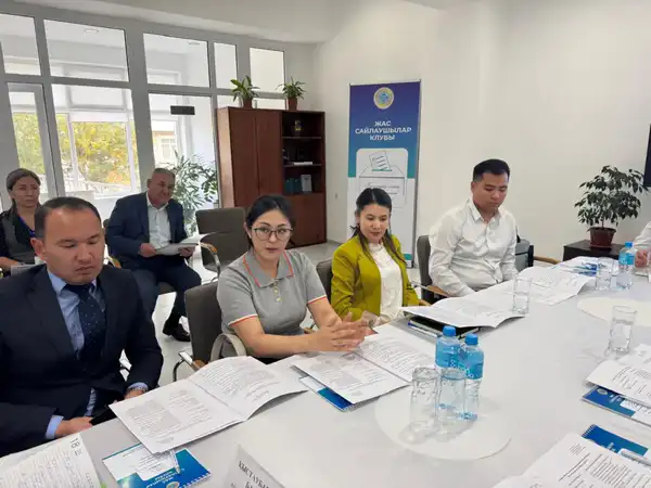 16 сентября 2025 года состоялось первое заседание Клуба молодых избирателей, созданного при Атырауской областной территориальной избирательной комиссии (3)