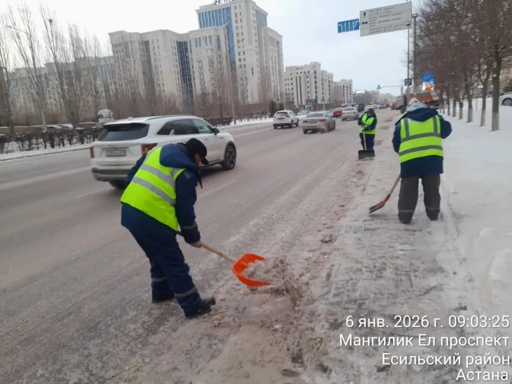 В Астане для очистки города от снега задействовано более 1 800 единиц спецтехники (4)
