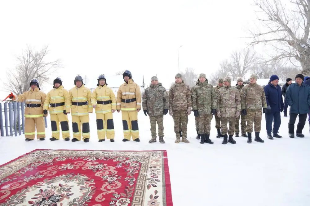 В селе Шолпан Урджарского района открыт пожарный пост (6)