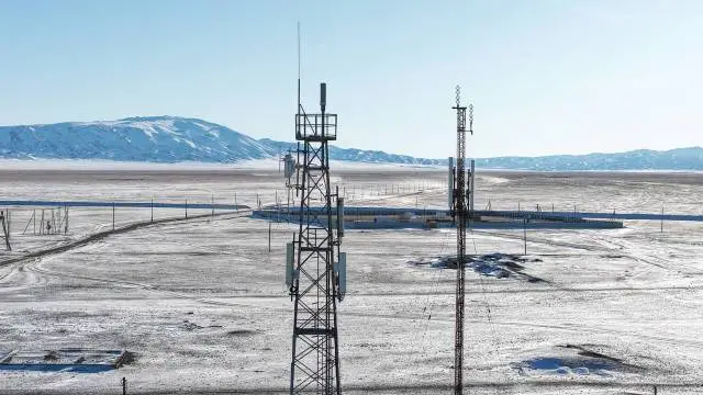 В Зайсанском районе завершено возведение антенно-мачтового сооружения (5)