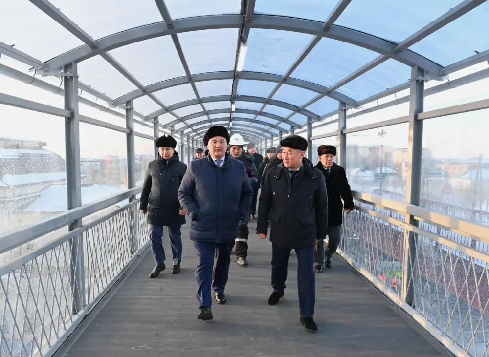 В Казалинском районе введён в эксплуатацию мост через железную дорогу (9)