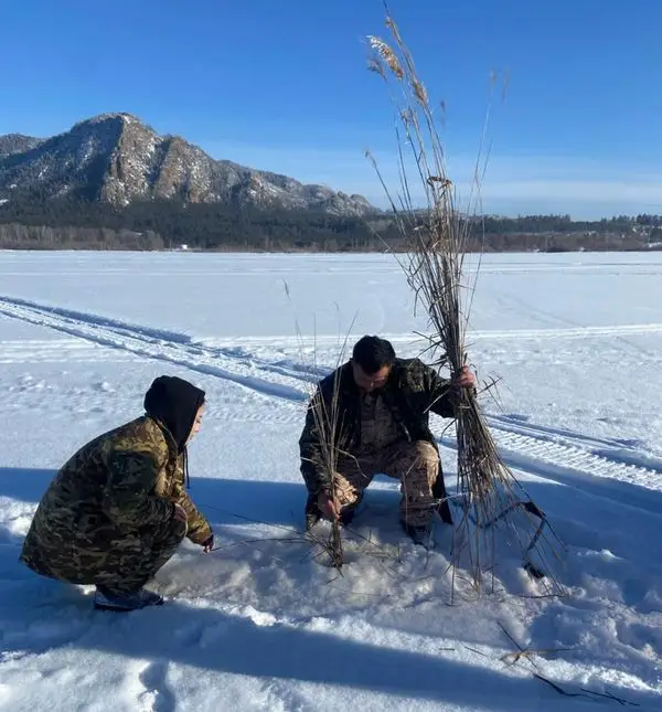 На водоёмах Каркаралинского нацпарка идут зимние аэрационные работы (4)