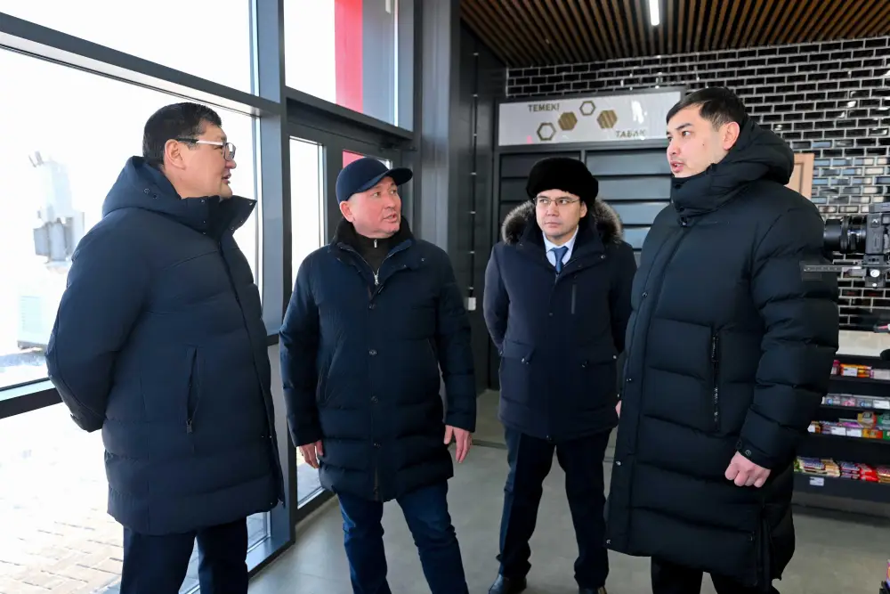 В селе Карауыл Абайского района начал работу новый автозаправочный комплекс (8)