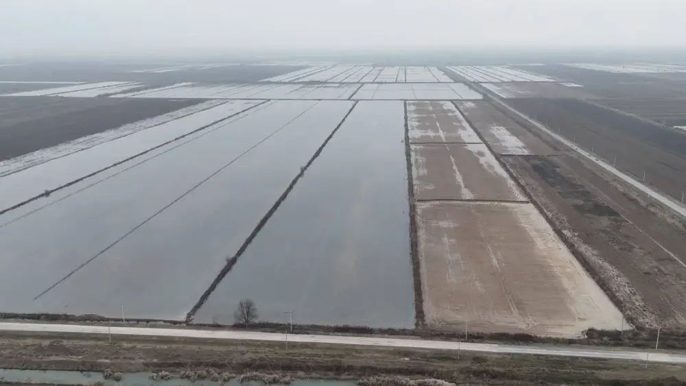 Промывка почвы на более 100 тыс. га орошаемых земель проводится в Туркестанской области (2)