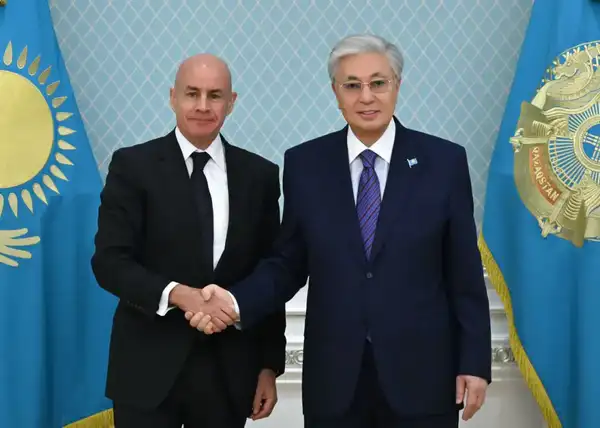 Глава государства принял президента Международной федерации лыжного спорта и сноуборда (FIS) Йохана Элиаша (2)