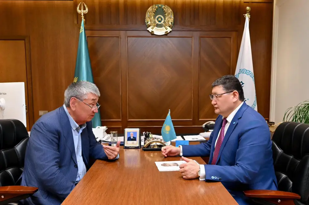 Аким области встретился с Иранбеком Оразбаевым (3)