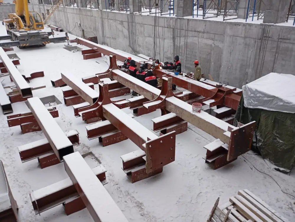 Строительство многофункционального спортивного комплекса в Кызылорде набирает обороты (5)