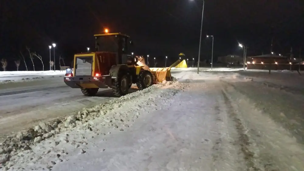 В Астане ночью к уборке снега привлечено более 1,6 тысячи единиц спецтехники (5)