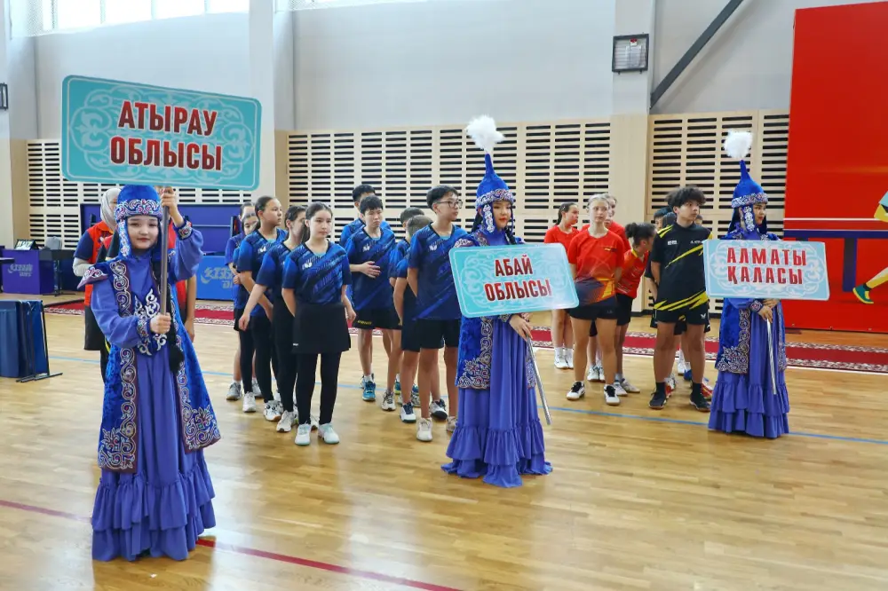 В области Ұлытау стартовал республиканский чемпионат по настольному теннису (7)